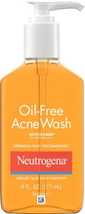 Neutrogena Oil-Free Acne Face Wash, Breakout Prone Skin Facial Cleanser with 2% Salicylic Acid Acne Treatment for Face, 6 fl. oz (Pack of 2)
