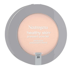 Neutrogena Healthy Skin Pressed Makeup Powder Compact with Antioxidants & Pro Vitamin B5, Evens Tone, Minimizes Shine & Conditions, Light 20,.34 oz