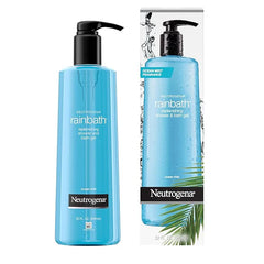 Neutrogena Rainbath Replenishing Shower and Bath Gel -Refreshing Body Wash with Moisturizing Formula for Soft Skin,Ocean Mist Scent,32 fl. oz. (946 mL) Pump Bottle,(Pack of 2)