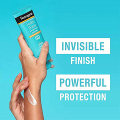 Neutrogena Hydro Boost Water Gel Moisturizing Sunscreen Lotion, Broad Spectrum Sunblock SPF 50, Water Resistant Travel Size Sunscreen For Sensitive Skin, 3 FL OZ (3-Pack)
