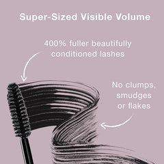 Neutrogena Healthy Volume Lash-Plumping Mascara, Volumizing and Conditioning Mascara with Olive Oil to Build Fuller Lashes, Clump-, Smudge- and Flake-Free, Brown/Black 03, 0.21 oz