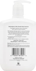 Neutrogena Ultra Gentle Foaming Facial Cleanser, Foaming Face Wash for Sensitive Skin, Gently Cleanses Away Dirt, Oil & Makeup Without Over Drying, Fragrance-Free, 12 fl. oz (Pack of 2)