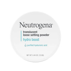 Neutrogena Hydro Boost Translucent Loose Setting Powder with Purified Hyaluronic Acid for Smooth Skin, Blurs Imperfections and Sets Makeup, Lightweight Face Powder, .44 oz