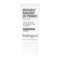 Neutrogena Healthy Skin Invisibly Radiant UV Face Primer with SPF 30, Mineral Sunscreen Makeup Primer, Broad Spectrum SPF 30, Suitable for All Skin Types, 1 fl. oz