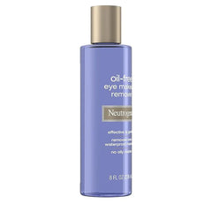 Neutrogena Gentle Oil-Free Eye Makeup Remover & Cleanser for Sensitive Eyes, Dissolves Waterproof Mascara, Dermatologist & Ophthalmologist Tested, 8 fl. oz (Pack of 2)