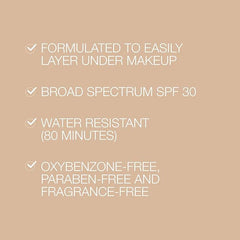 Neutrogena Purescreen+ Mineral UV Tint Face Liquid Tinted Sunscreen - with 100% Mineral Actives & Vitamin E, Enhances Natural Tone, Water Resistant, Broad Spectrum SPF 30, 1.1 fl oz