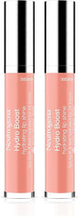 Neutrogena Hydro Boost Moisturizing Lip Gloss, Hydrating Non-Stick and Non-Drying Luminous Tinted Lip Shine with Hyaluronic Acid to Soften and Condition Lips, 23 Ballet Pink Color, 0.10 oz (Pack of 2)