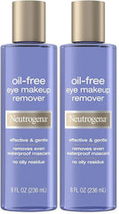 Neutrogena Gentle Oil-Free Eye Makeup Remover & Cleanser for Sensitive Eyes, Dissolves Waterproof Mascara, Dermatologist & Ophthalmologist Tested, 8 fl. oz (Pack of 2)