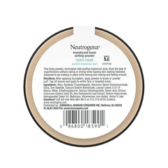 Neutrogena Hydro Boost Translucent Loose Setting Powder with Purified Hyaluronic Acid for Smooth Skin, Blurs Imperfections and Sets Makeup, Lightweight Face Powder, .44 oz