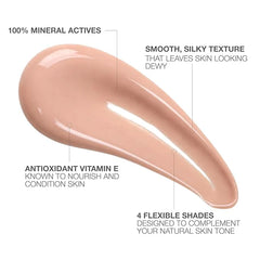 Neutrogena Purescreen+ Mineral UV Tint Face Liquid Tinted Sunscreen - with 100% Mineral Actives & Vitamin E, Enhances Natural Tone, Water Resistant, Broad Spectrum SPF 30, 1.1 fl oz
