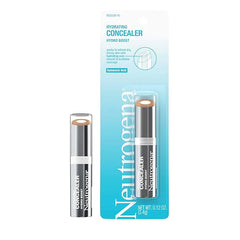 Neutrogena Hydro Boost Hydrating Concealer Stick, Oil-Free, Lightweight Cover-Up Makeup with Hyaluronic Acid Refreshes Dry Skin & Provides Buildable Coverage, 40 Medium, 0.12 Oz