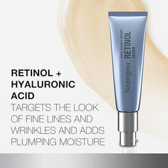 Neutrogena Rapid Wrinkle Repair Retinol Face Serum, Daily Anti-Aging Serum for Face with Retinol & Hyaluronic Acid to Fight Fine Lines, Wrinkles, & Dark Spots, 1 fl. oz