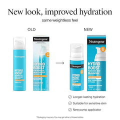 Neutrogena Hydro Boost Hyaluronic Acid Face Moisturizer with Broad Spectrum SPF 50 Sunscreen, Non-Greasy, Fragrance Free Daytime Facial Moisturizer to Hydrate & Soothe Dry Skin, 1.7 fl. oz