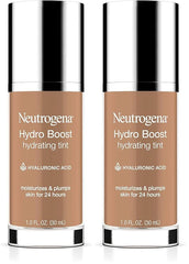 Neutrogena Hydro Boost Hydrating Tint with Hyaluronic Acid, Lightweight Water Gel Formula, Moisturizing, Oil-Free & Non-Comedogenic Liquid Foundation Makeup, 115 Cocoa Color 1.0 fl. oz (Pack of 2)