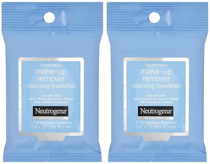 Neutrogena Makeup Remover Cleansing Towelettes, 7 ct, 2 Pack