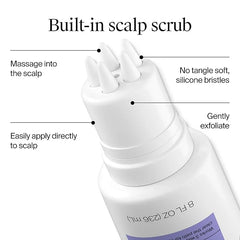 Neutrogena Hair Restore Triple Action Scalp Detox Cleanser, Triple Acid Scalp Detox & Clarifying Treatment to Remove Dead Skin Cells, Clear Scalp Buildup, Sulfate-Free, 8 fl. oz