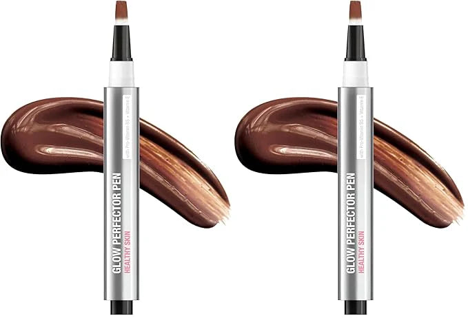 Neutrogena Healthy Skin Glow Perfector Pen, Lightweight Brightening Concealer Pen with Pro-Vitamin B5 & Vitamin E to Brighten Darkness & Dullness for a Natural, Radiant Highlight, Deep, 1 oz