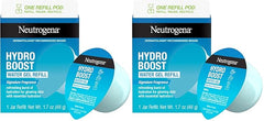 Neutrogena Hydro Boost Water Gel Face Moisturizer Refill Pod, Refill Pack-of Hyaluronic Acid Moisturizer for a Refreshing Burst of Hydration & Dewy Skin, Signature Fragrance, 1.7 oz,(Pack of 2)