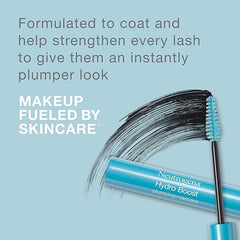 Neutrogena Hydro Boost Plumping Mascara Enriched with Hydrating Hyaluronic Acid, Vitamin E, and Keratin for Dry or Brittle Lashes, Black/Brown 03,.21 oz