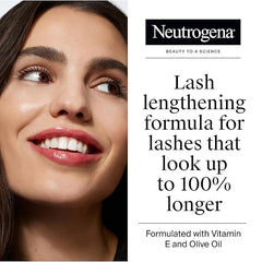 Neutrogena Healthy Lengths Mascara - with Vitamin E & Olive Oil, Lengthening Formula Extends the Look of Your Lashes up to 100% without Clumping, Flaking or Smudging, Carbon Black 0.21 oz