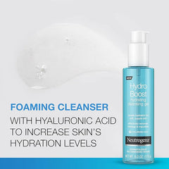 Neutrogena Hydro Boost Lightweight Hydrating Facial Cleansing Gel, Gentle Face Wash & Makeup Remover with Hyaluronic Acid, Hypoallergenic & Non Comedogenic, 6 oz, Pack of 3