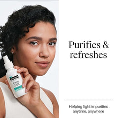 Neutrogena Evenly Clear Clarifying Hypochlorous Acid Spray, Purifying Face & Body Mist Helps Refresh Acne-Prone Skin While Fighting Impurities Anytime, Anywhere, 4 fl. oz