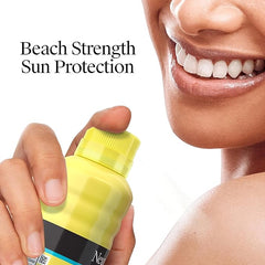 Neutrogena Beach Defense Sunscreen Spray SPF 50, Hawaii Reef Act 104 Compliant, Octinoxate & Oxybenzone Free, Broad Spectrum, Fast Absorbing & Lightweight, Face and Body Sunscreen, 6.5 Oz