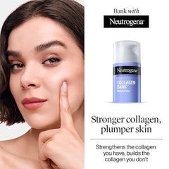 Neutrogena Collagen Bank Face Moisturizer, Daily Anti-Aging Face & Neck Firming Collagen Cream, Bakuchiol & Micro-Peptides Face Lotion, Support Skin’s Natural Collagen for Visibly Plump Skin, 2 fl. oz