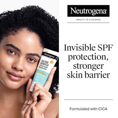 Neutrogena Ultra Gentle Daily Facial Moisturizer with SPF 30 Sunscreen with CICA,Lightweight Face Lotion-with Broad Spectrum SPF 30 for Normal to Sensitive Skin,Fragrance-Free,3.4 fl. oz,(Pack of 2)